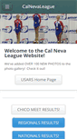 Mobile Screenshot of calnevaleague.com