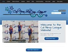Tablet Screenshot of calnevaleague.com